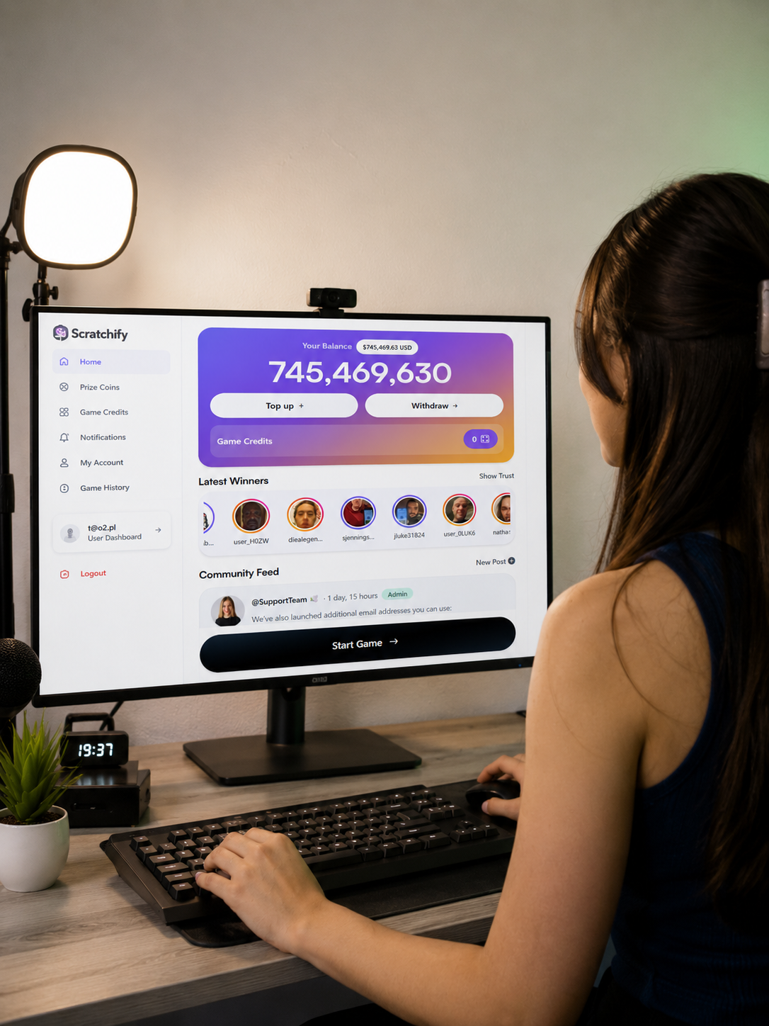 Free online scratch card rewards in the USA